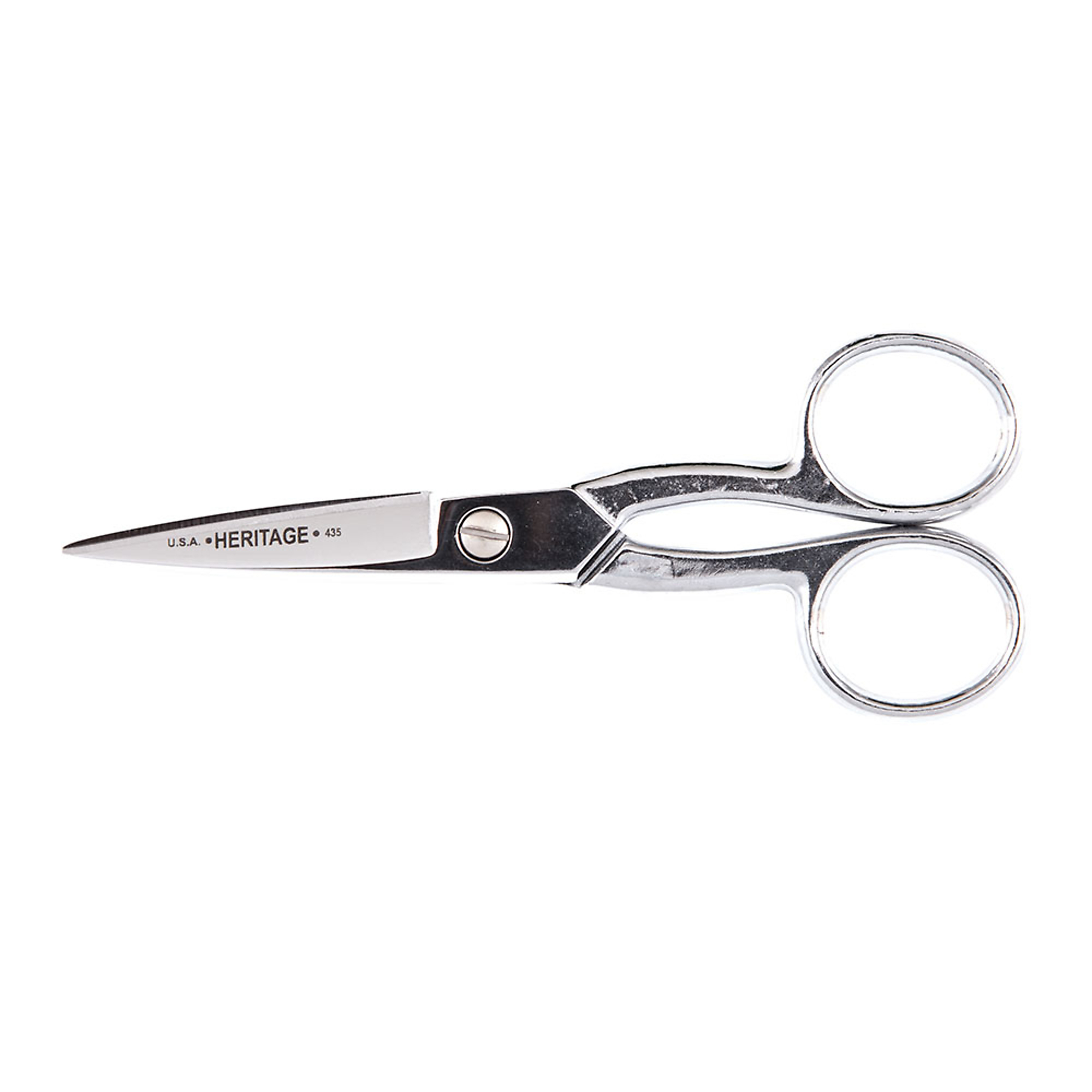 Klein Tools, Tailor Point Scissor, 5in., Blade Size 2 in, Tool Length 5.5 in, Model# G435